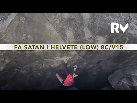 Première ascension de Satan I Helvete (bas) 8C signée Oriane Bertone | Relais Vertical #116