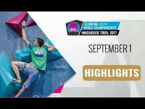 IFSC Youth World Championships Innsbruck 2017 - Youth A Bouldering Finals Highlights