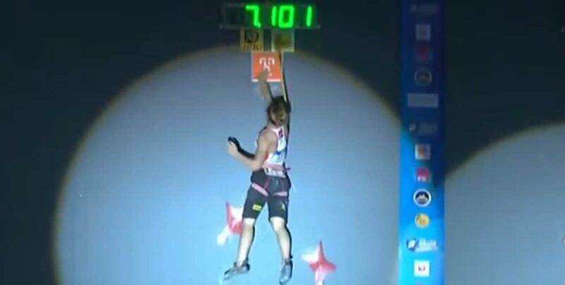 YiLing Song 7.101 Women's Speed Climbing World Record - climbernews