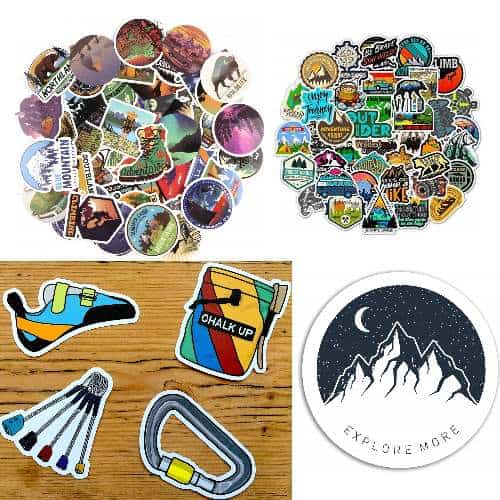 Best Gifts for Climbers UK - Climbing Stickers