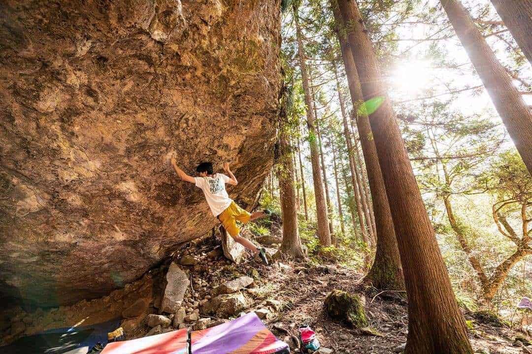 17 Year Old Kazuma Ise Tops 8C Byaku-dou - Climber News