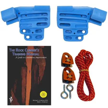 Best Home Climbing Training Equipment - Climbing Gym Equipment - Trango Rock Prodigy Elite Package