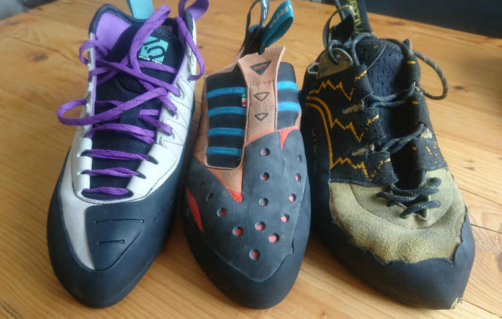 types of rock climbing shoes