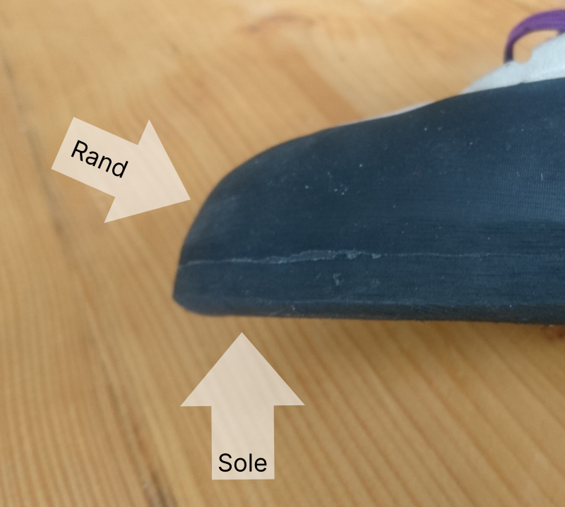 When To Resole Climbing Shoes - Rand and Sole