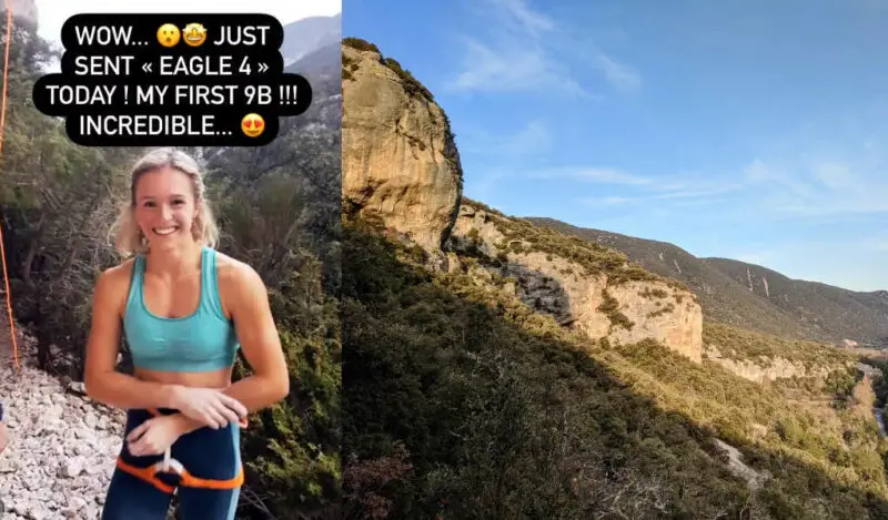 Julia Chanourdie Third Woman To Climb 9b Eagle 4