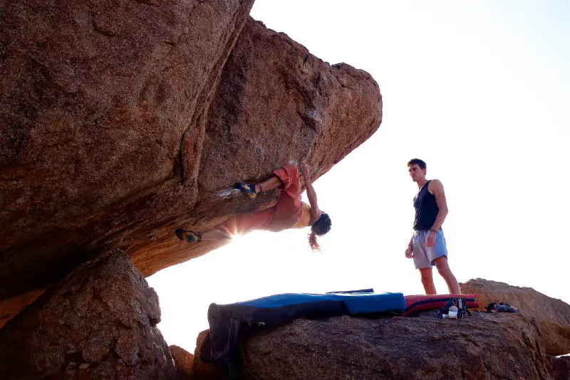 Bouldering New Years Resolution - Outside