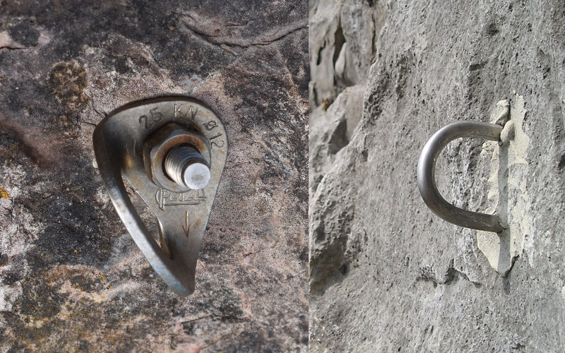 What Is Sport Climbing - Bolts and Hangers