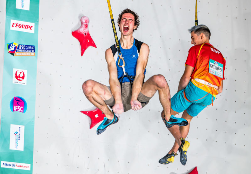 What Is Speed Climbing - Ondra screaming