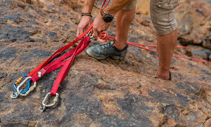 How Do Climbers Get Back Down - Anchors