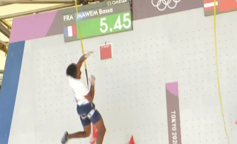 Men's Olympic Climbing Qualifier Results - Bassa Mawem Sets Olympic Speed Record