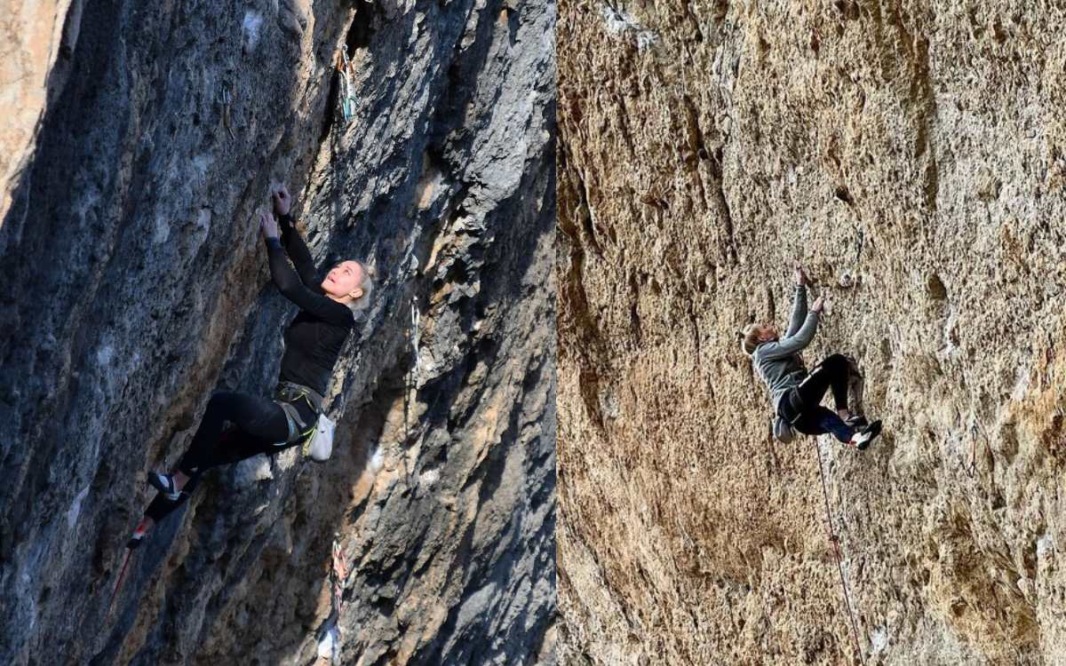 Janja Garnbret Onsights Two 8c's