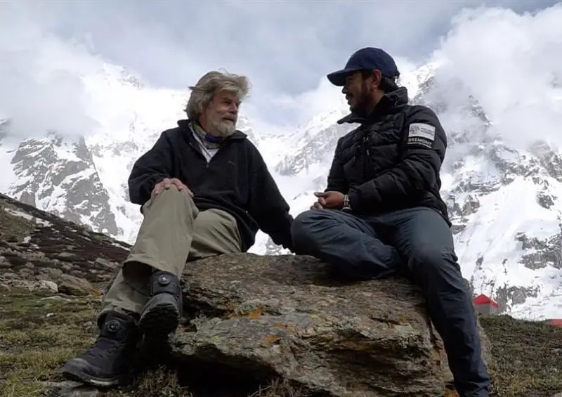 Nims Purja and Reinhold Messner