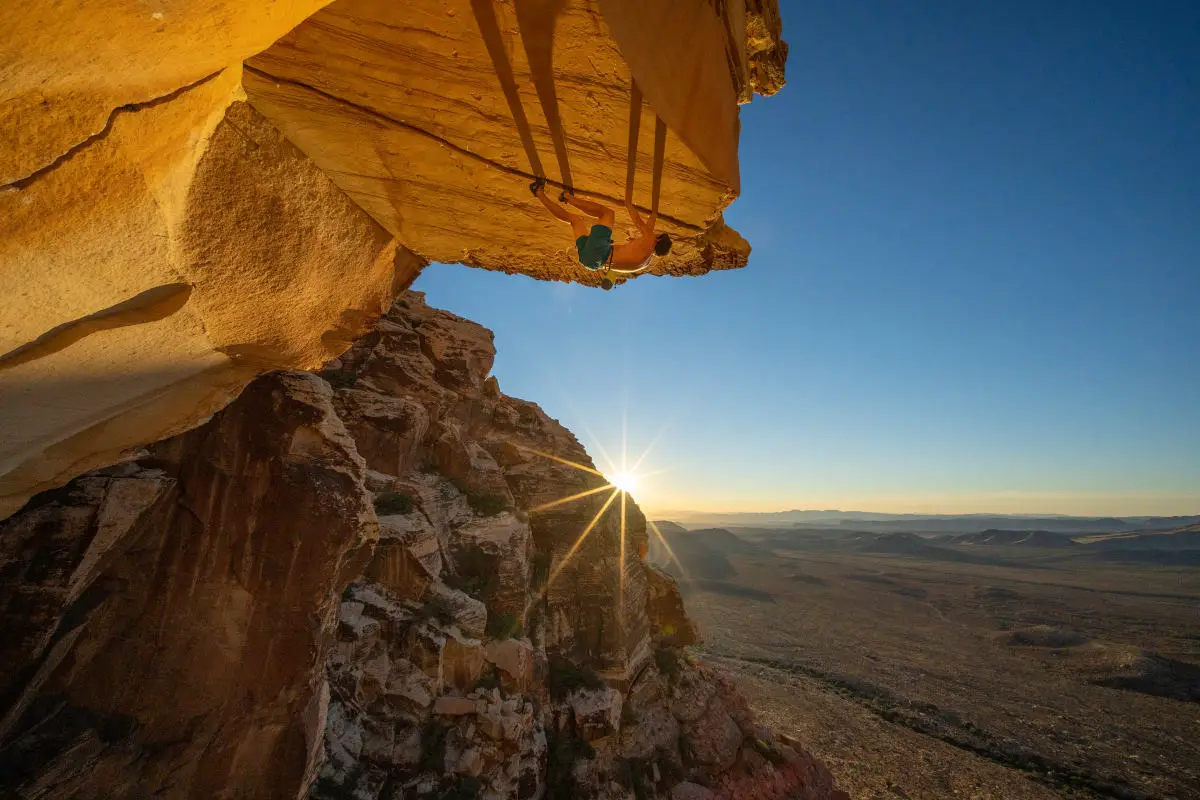 Alex Honnold Free Solo Of Desert Gold In Red Rocks