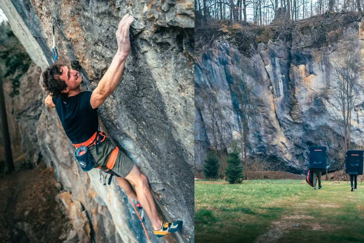 Adam Ondra Climbs New 9b plus Zverinec in Moravian Karst - Photo by Petr Chodura
