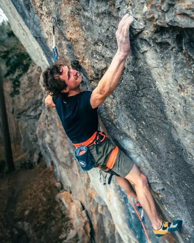 Adam Ondra Climbs New 9b plus Zverinec in Moravian Karst - Crimp -